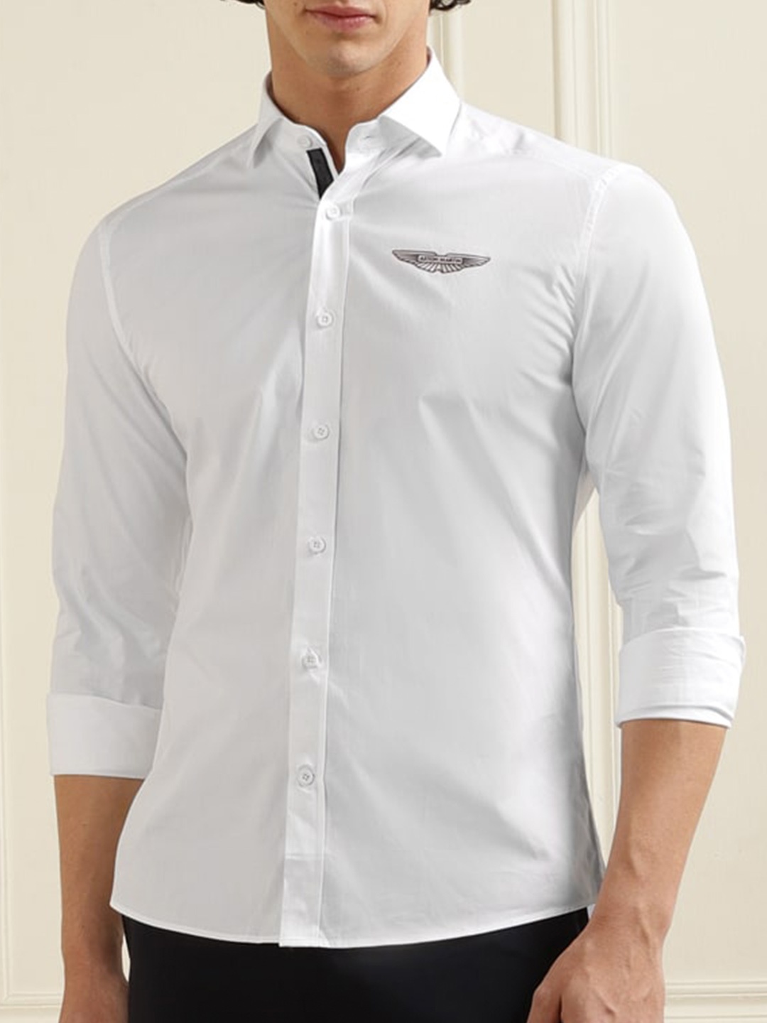 

HACKETT LONDON Opaque Pure Cotton Casual Shirt, White