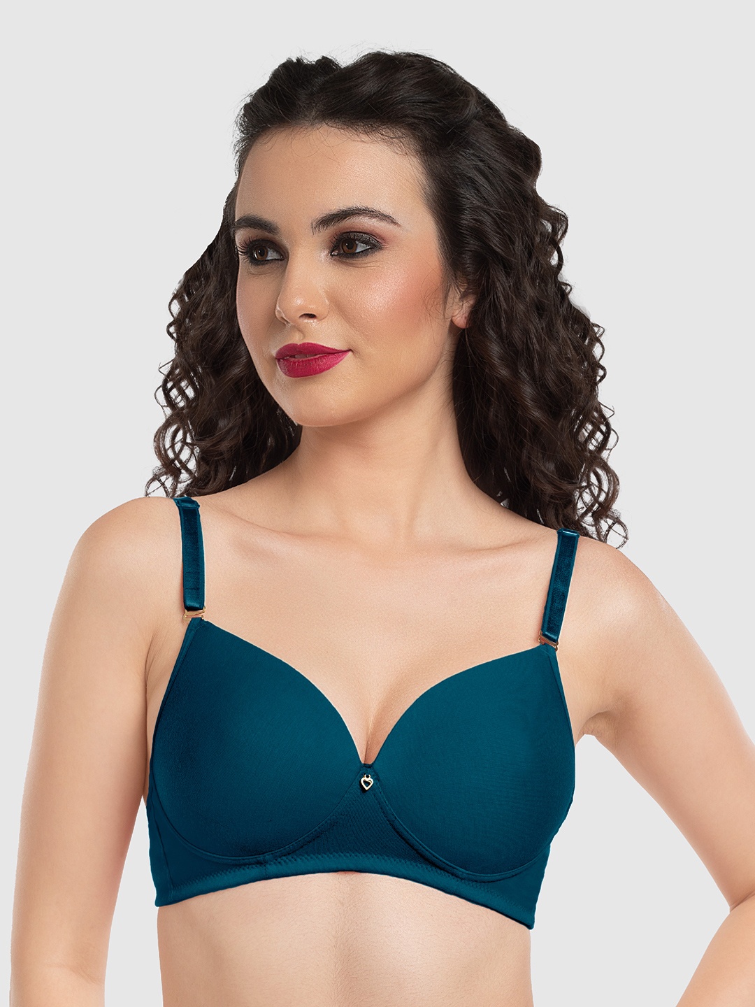 

Lovable Full Coverage Lightly Padded All Day Comfort Super Support T-shirt Bra, Blue