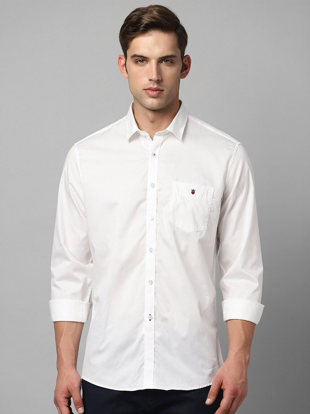 

Louis Philippe Sport Slim Fit Cotton Casual Shirt, White