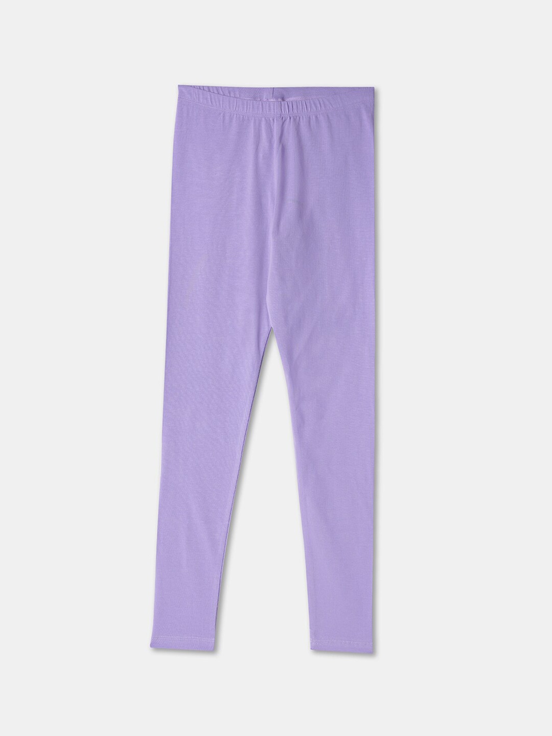 

R&B Girls Cotton Ankle Length Leggings, Purple