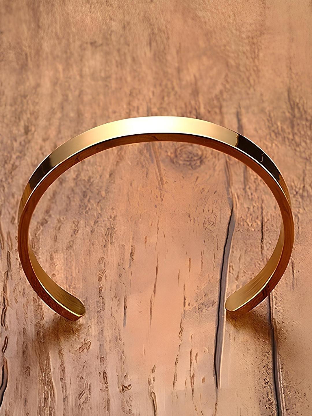 

KARISHMA KREATIONS Gold-Plated Kada Bracelet