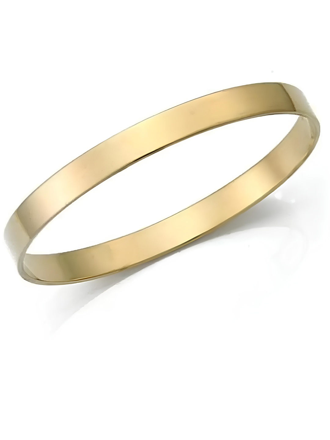 

KARISHMA KREATIONS Unisex Gold-Plated Stainless Steel Kada Bracelet