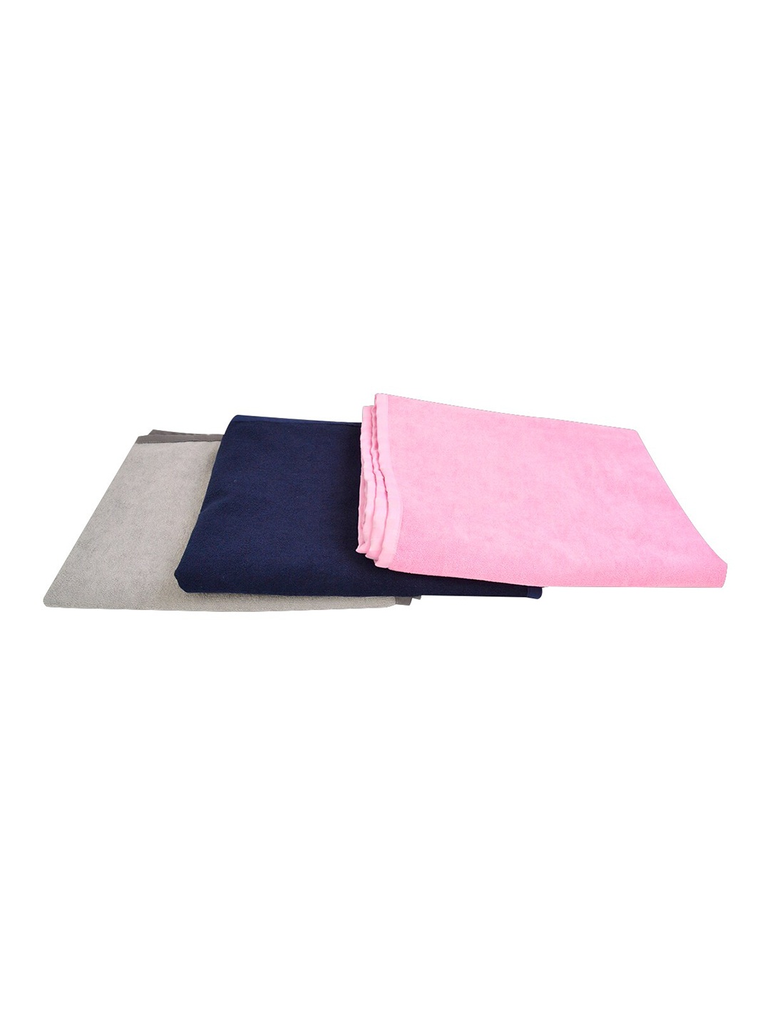 

Adbeni Infants Pink & Navy Blue 3 Pieces 210 GSM Waterproof Mattress Protectors