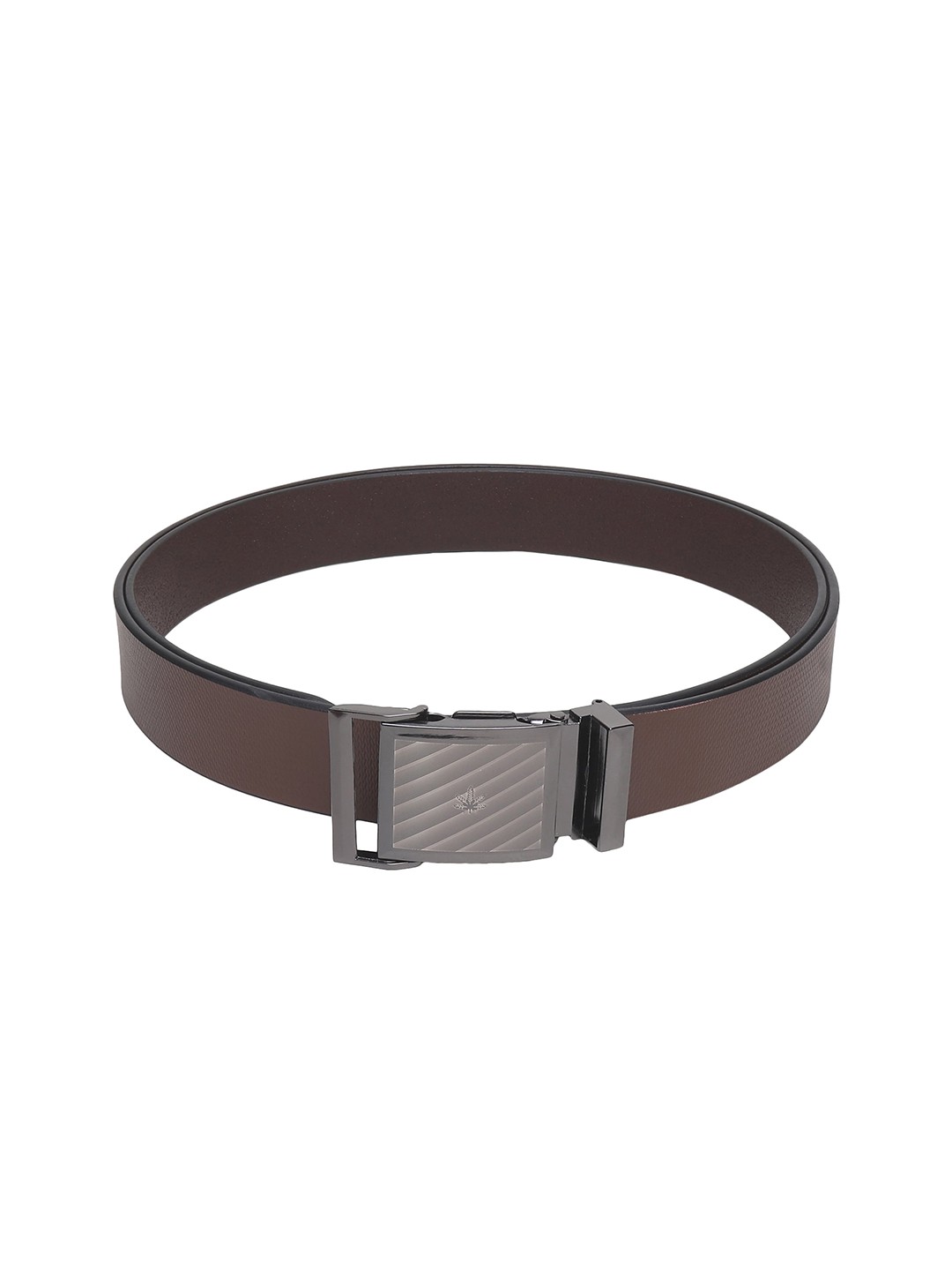 

HENEDA Men Leather Formal Belt, Brown