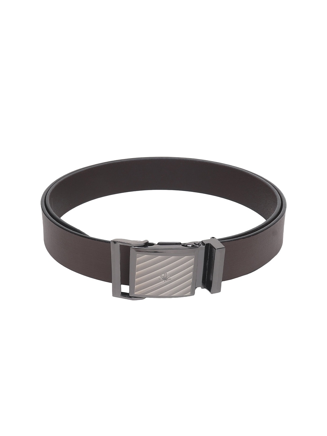 

HENEDA Men Leather Formal Belt, Brown