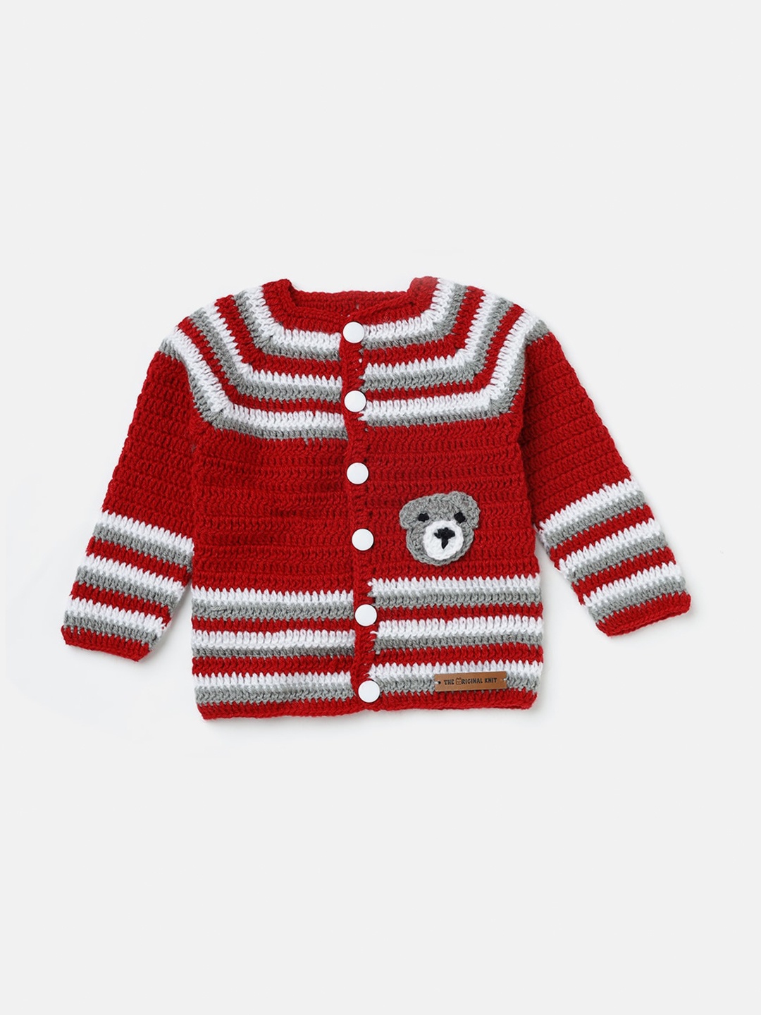 

The Original Knit Kids Cable Knit Cardigan, Red