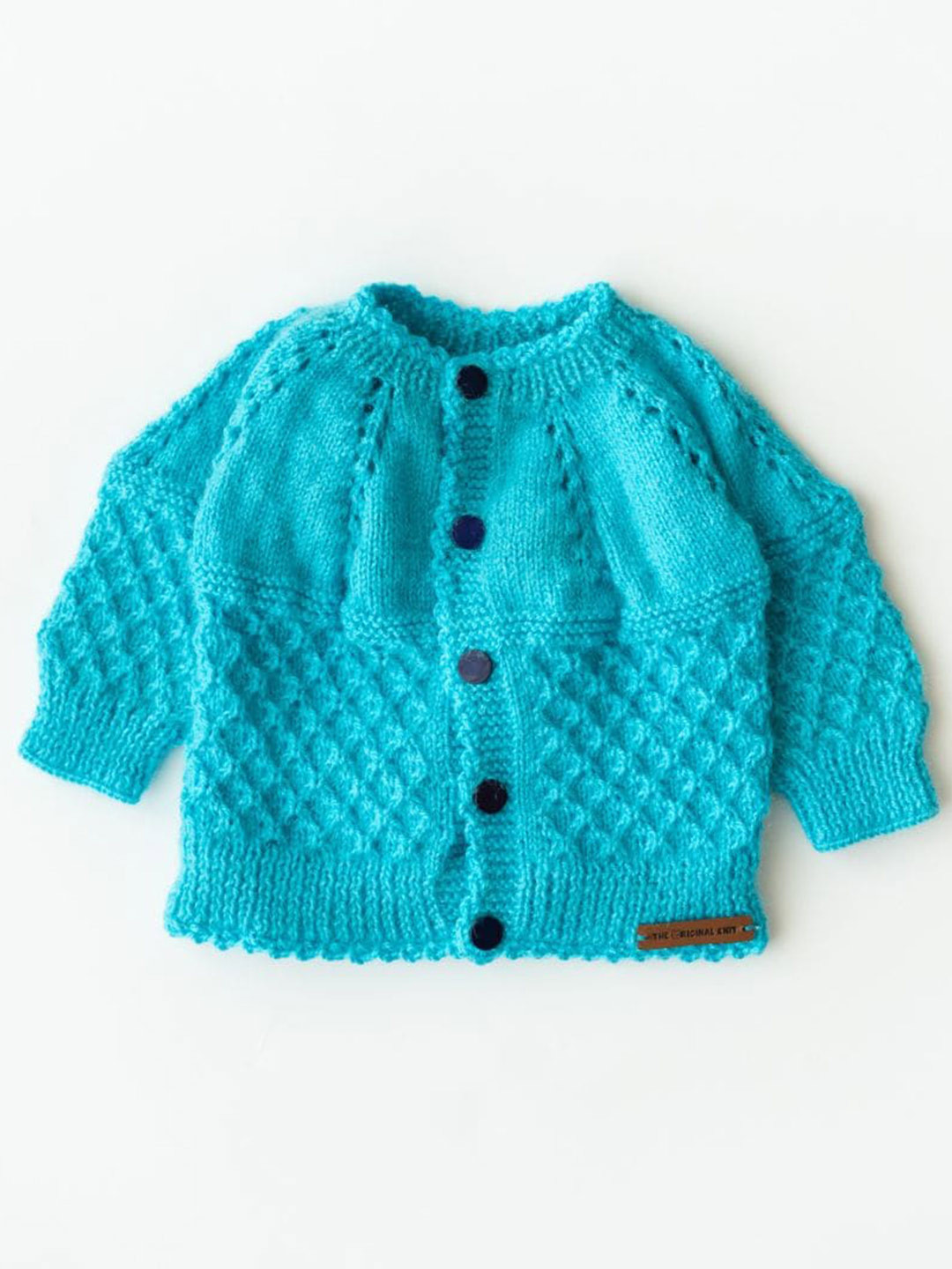 

The Original Knit Kids Cable Knit Cardigan, Blue