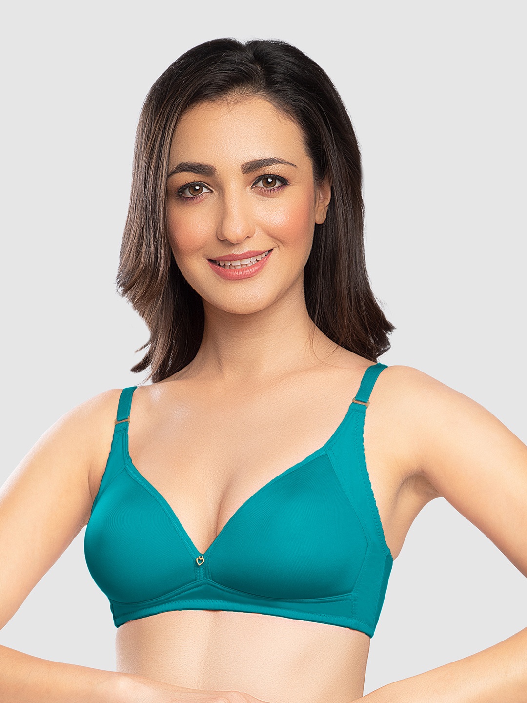 

Lovable Full Coverage Lightly Padded Non-Wired Seamless T-Shirt Bra With All Day Comfort, Blue