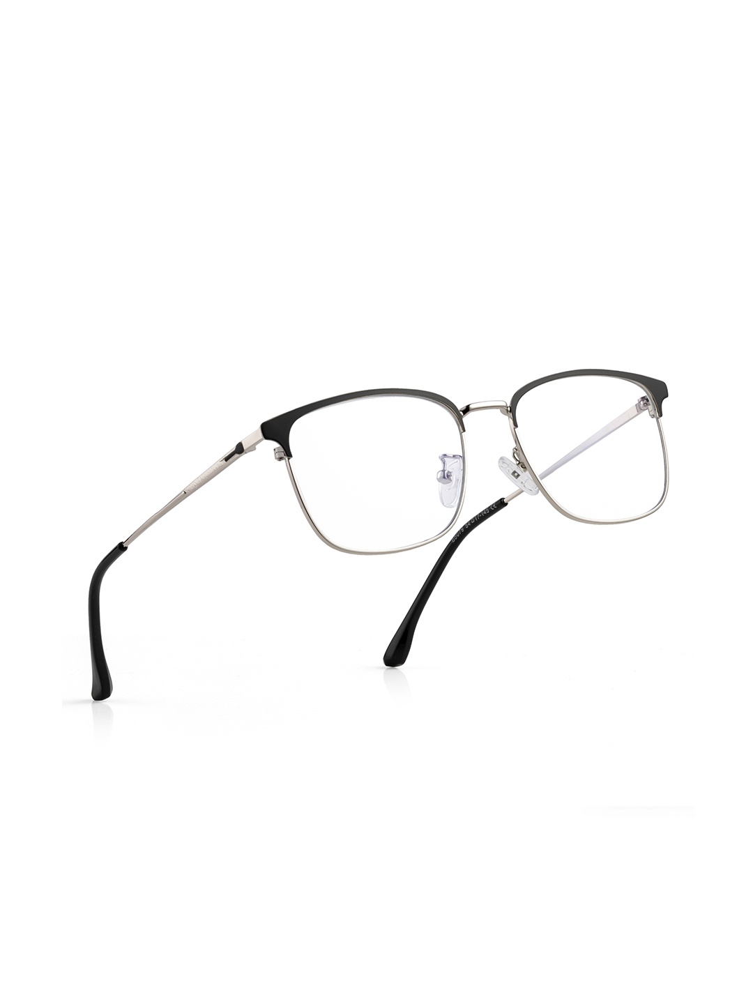 

ROYAL SON Unisex Colourblocked Full Rim Square Frames SF0087-C3, Black