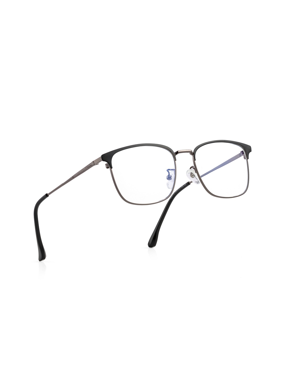 

ROYAL SON Unisex Full Rim Square Frames, Silver