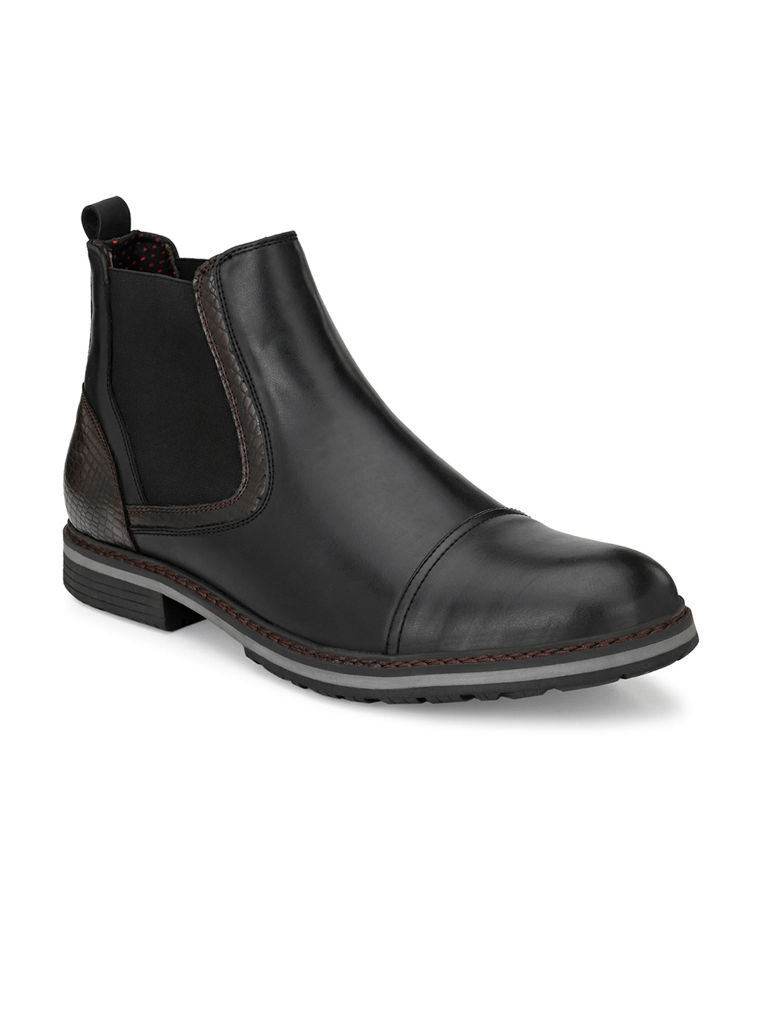 

Delize Men Mid-Top Chelsea Boots, Black