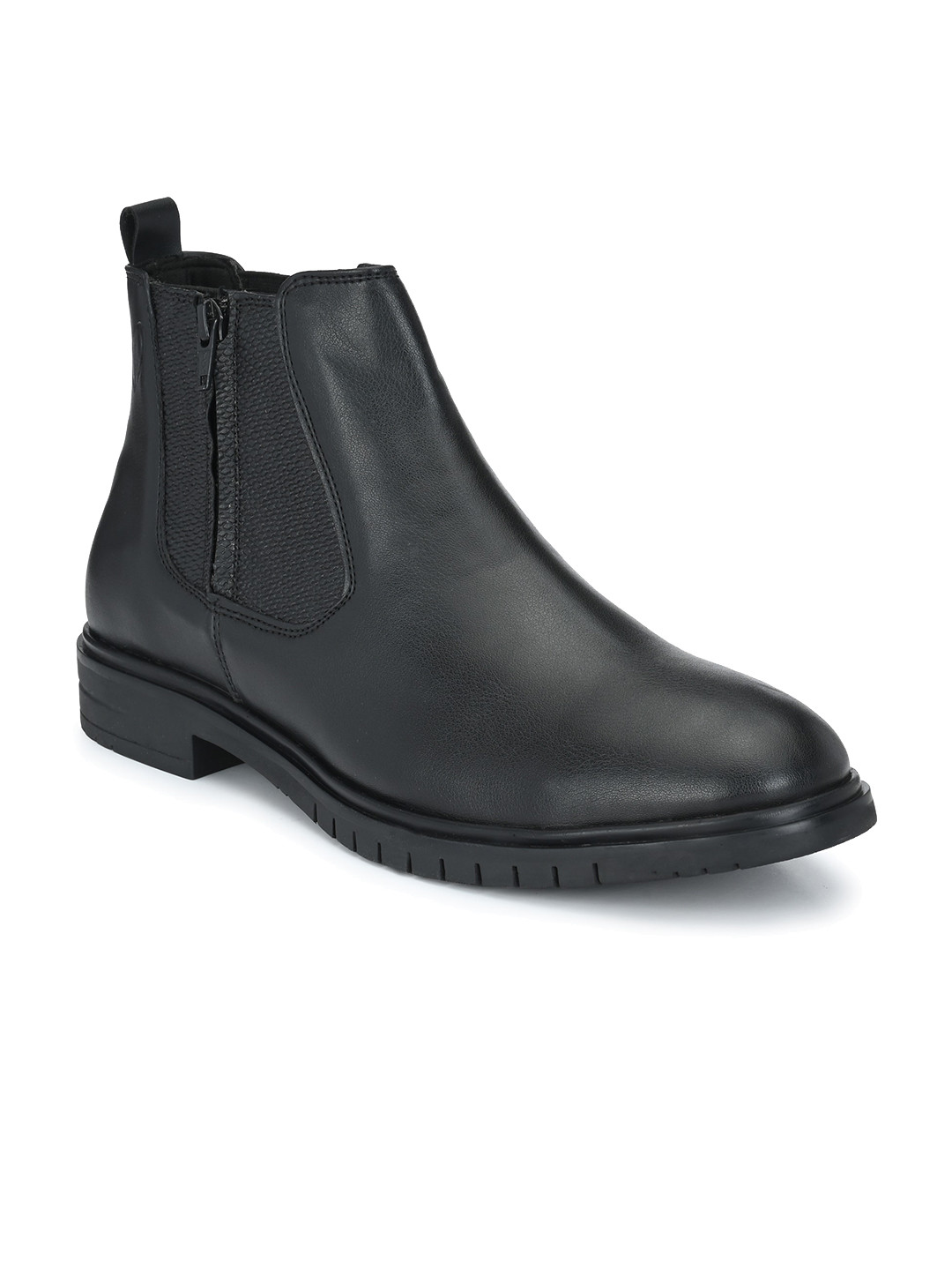 

Delize Men Mid-top Chelsea Boots, Black