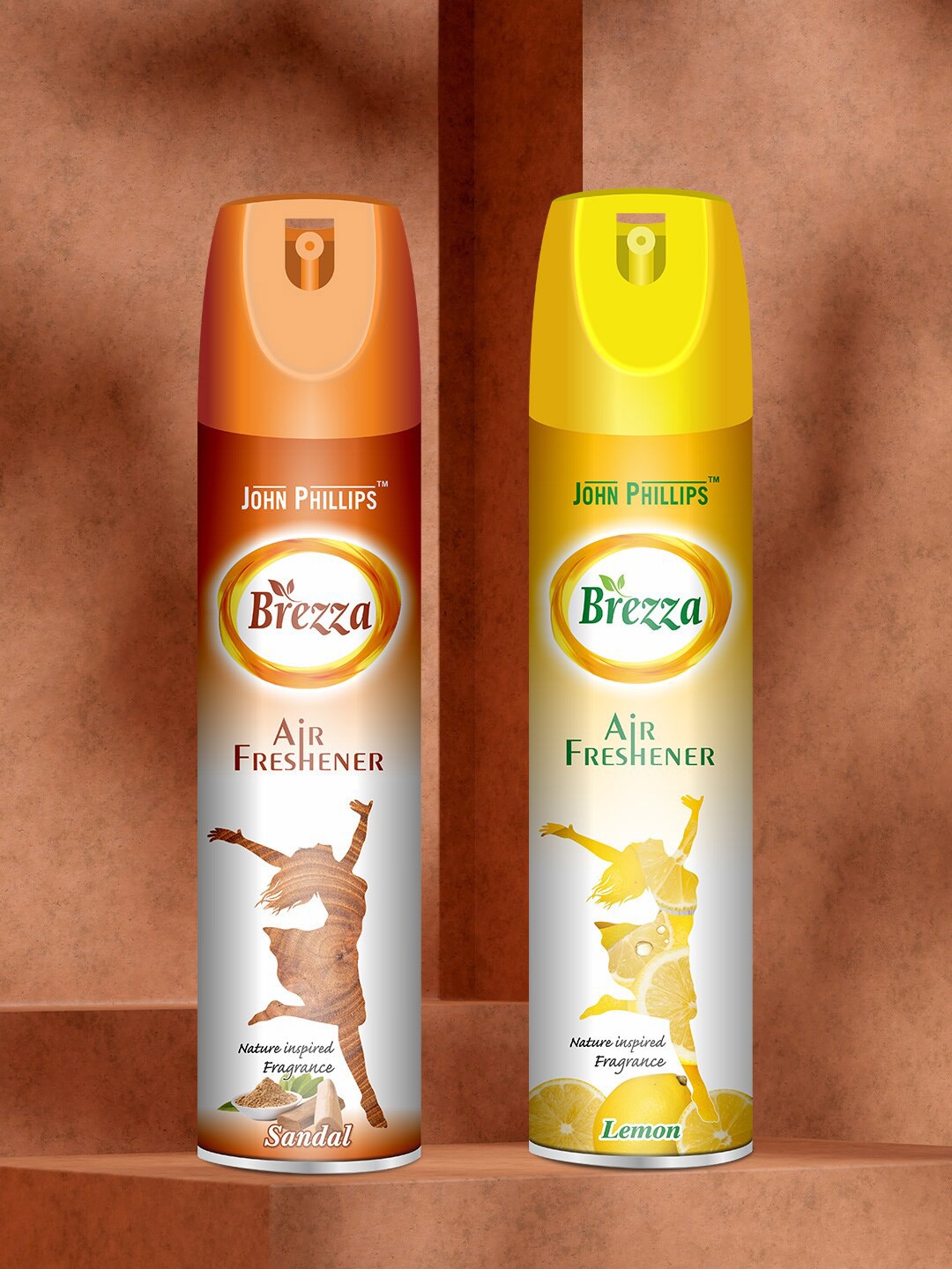 

JOHN PHILLIPS Orange 2-Pieces Sandal & Lemon Room Air Freshener 234 ml Each