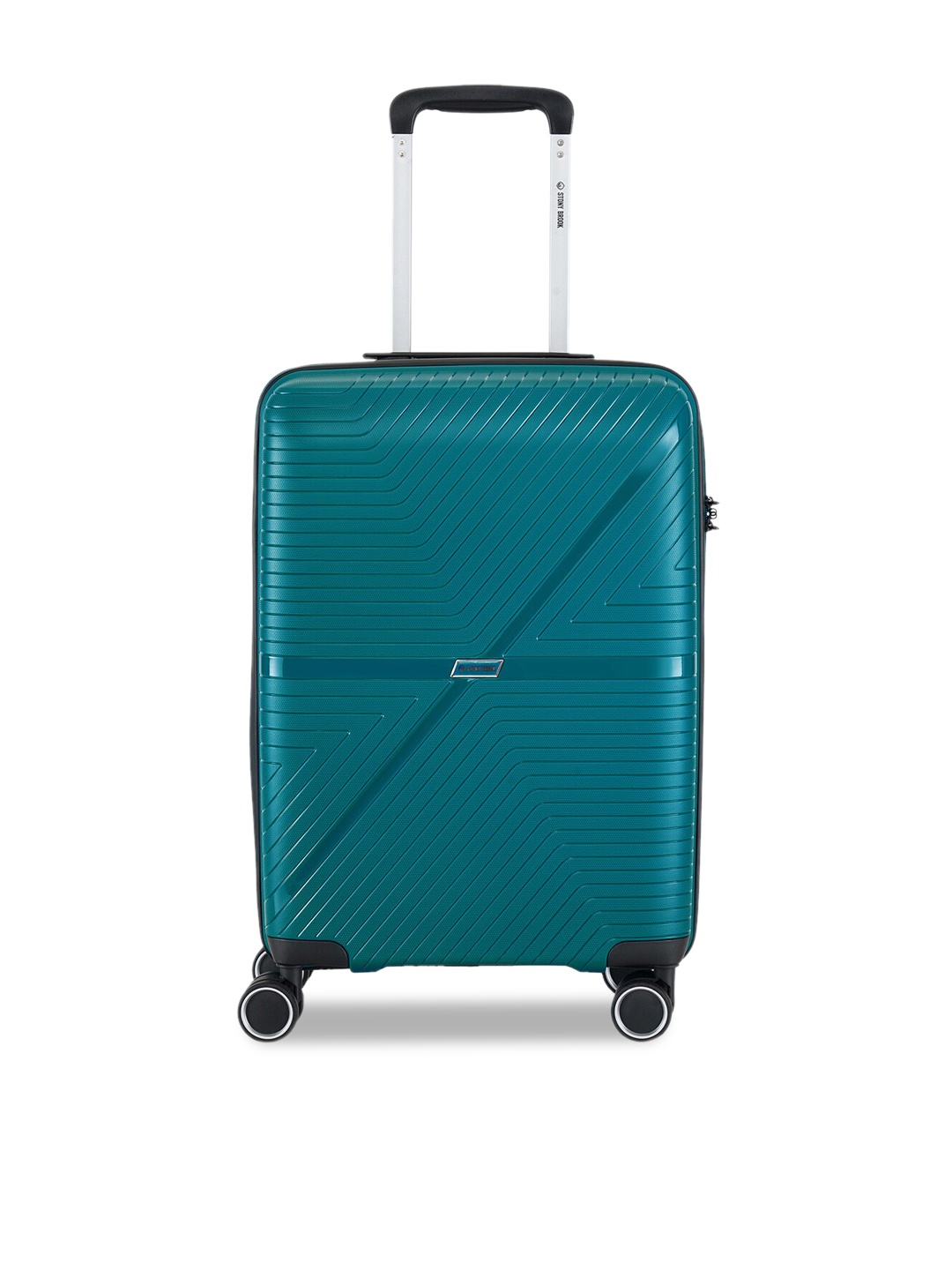 

Stony Brook by Nasher Miles Axis Textured Hard-Sided Cabin Trolley Suitcase, Teal