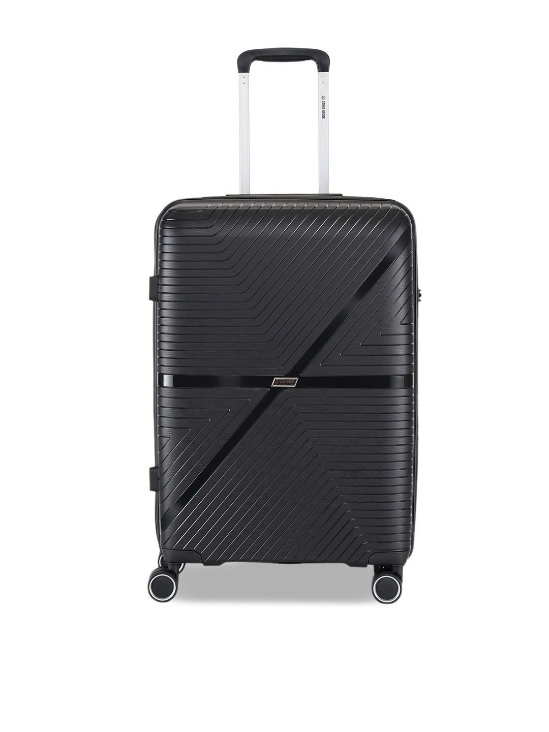 

Stony Brook by Nasher Miles Axis Textured Hard-Sided Medium Trolley Suitcase, Black