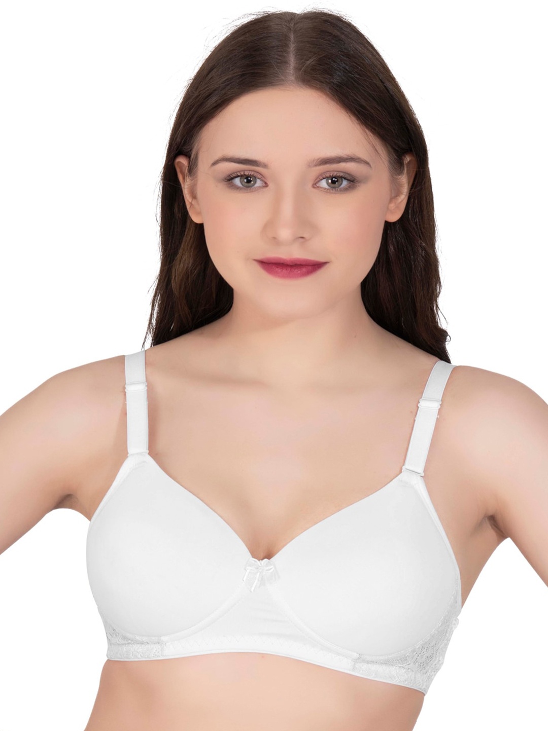 

Eve's Beauty Full Coverage Lightly Padded Bra All Day Comfort, White