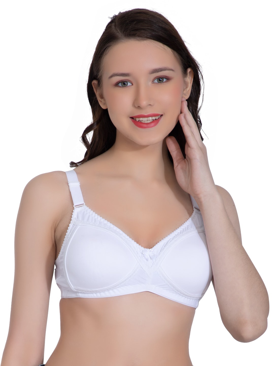 

Eve's Beauty Lightly Padded Full Coverage Minimizer Bra With All Day Comfort, White