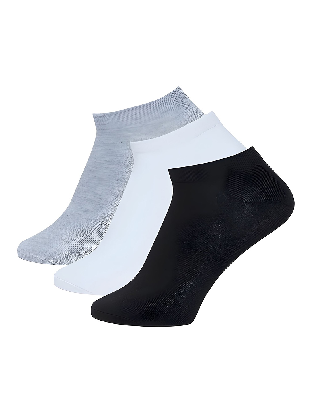 

Hill Islands Pack Of 3 Anti-Microbial Ankle Length Cotton Socks, Black