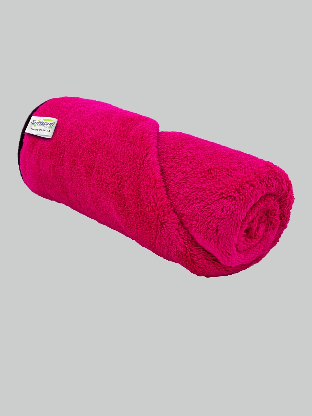 

Softspun Microfiber Pink 280 GSM Bath Towel
