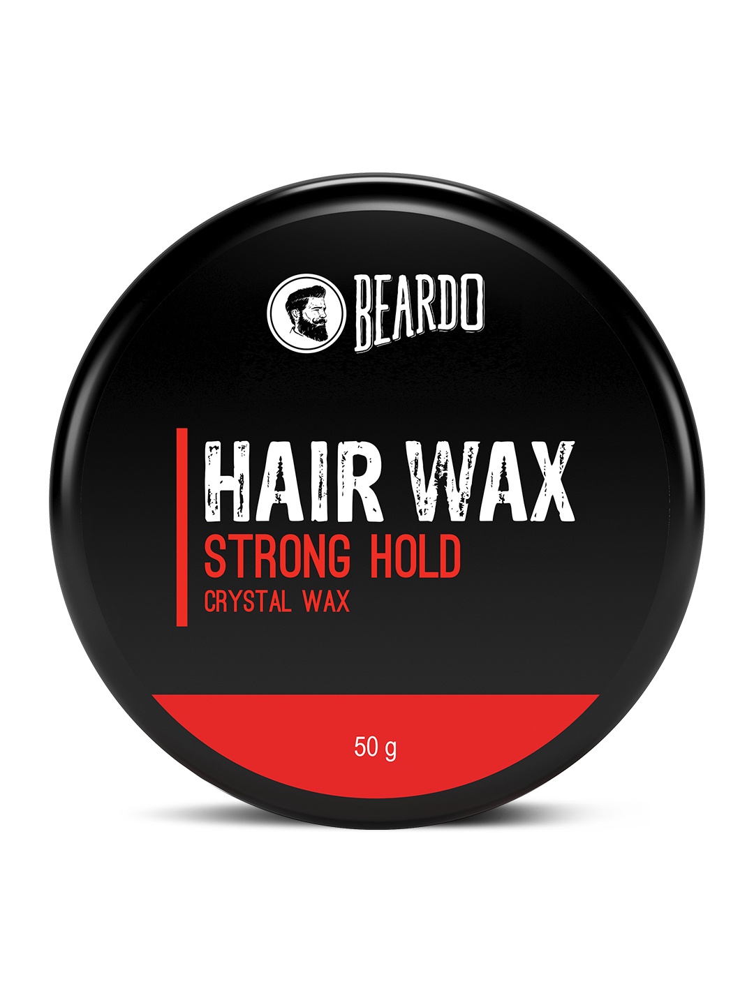 

BEARDO Strong Hold Crystal Hair Wax Infused with Aloe Vera & Beeswax - 50 g, Black