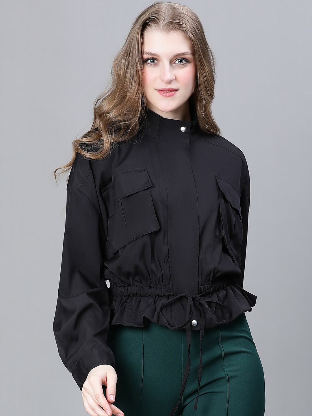 

Oxolloxo Lightweight Casual Tailored Jacket, Black