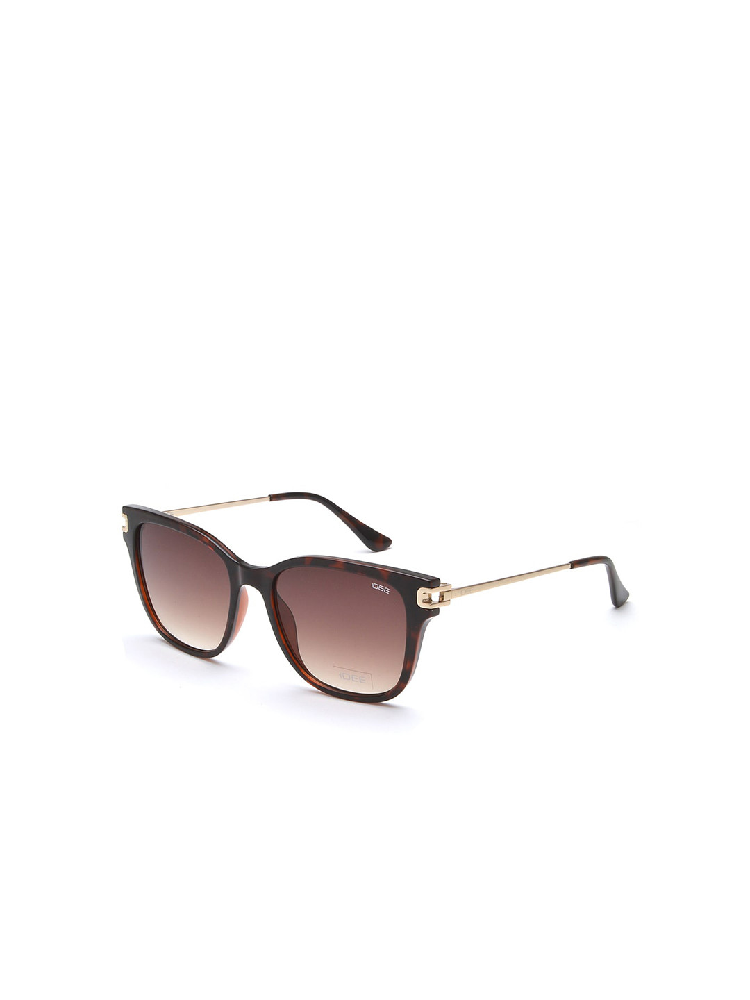 

IDEE Women Square Sunglasses with UV Protected Lens IDS2963C2SG, Brown