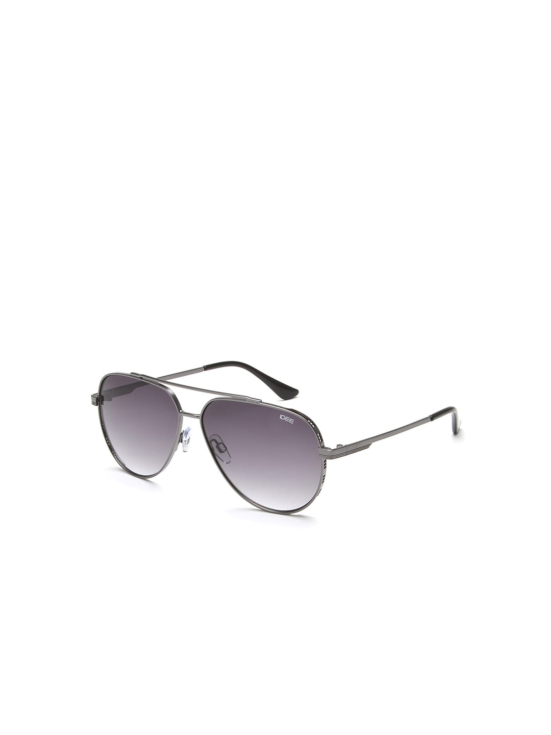 

IDEE Men Aviator Sunglasses with UV Protected Lens IDS2968C2SG, Purple