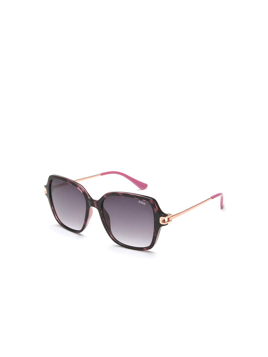 

IDEE Women Square Sunglasses With UV Protected Lens IDS2962C3SG, Grey