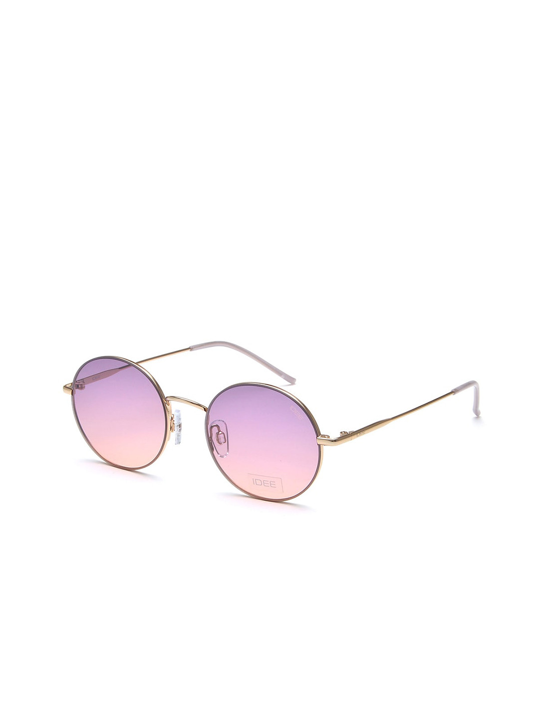 

IDEE Unisex Round Sunglasses With UV Protected Lens IDS2976C6SG, Purple