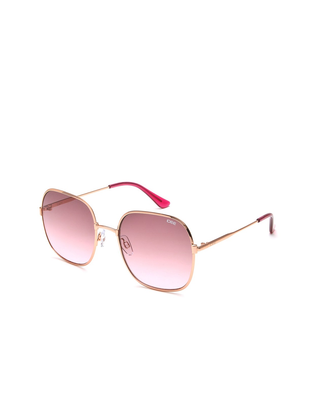 

IDEE Women Square Sunglasses With UV Protected Lens, Pink