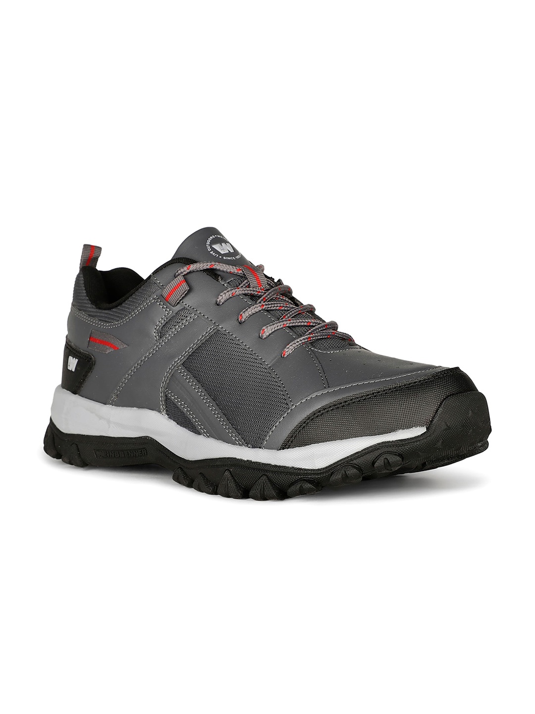 

Weinbrenner Men Textured Lace-Up Sneakers, Grey
