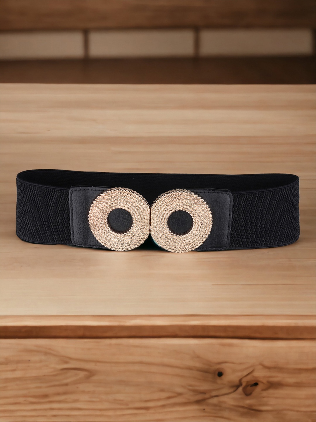 

DressBerry Women Textured Belt, Black