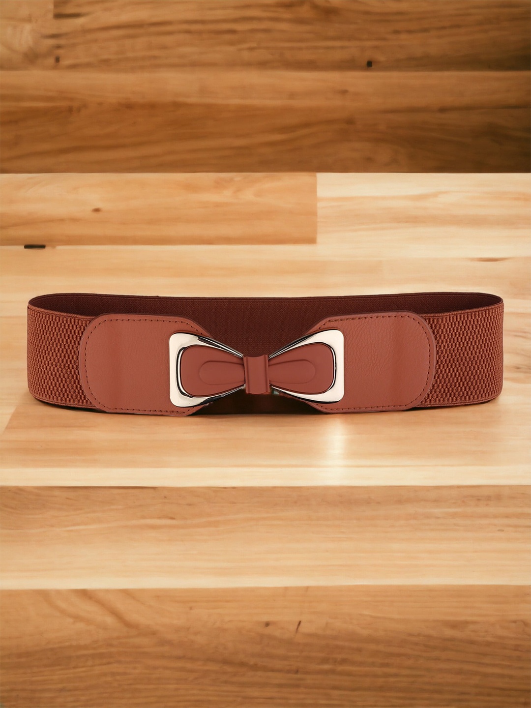 

DressBerry Women Textured Belt, Tan