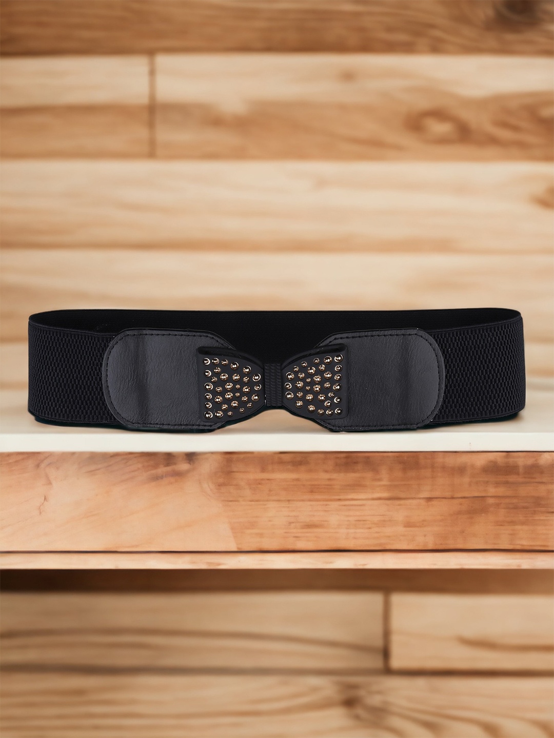 

DressBerry Women Black Stretchable Belt