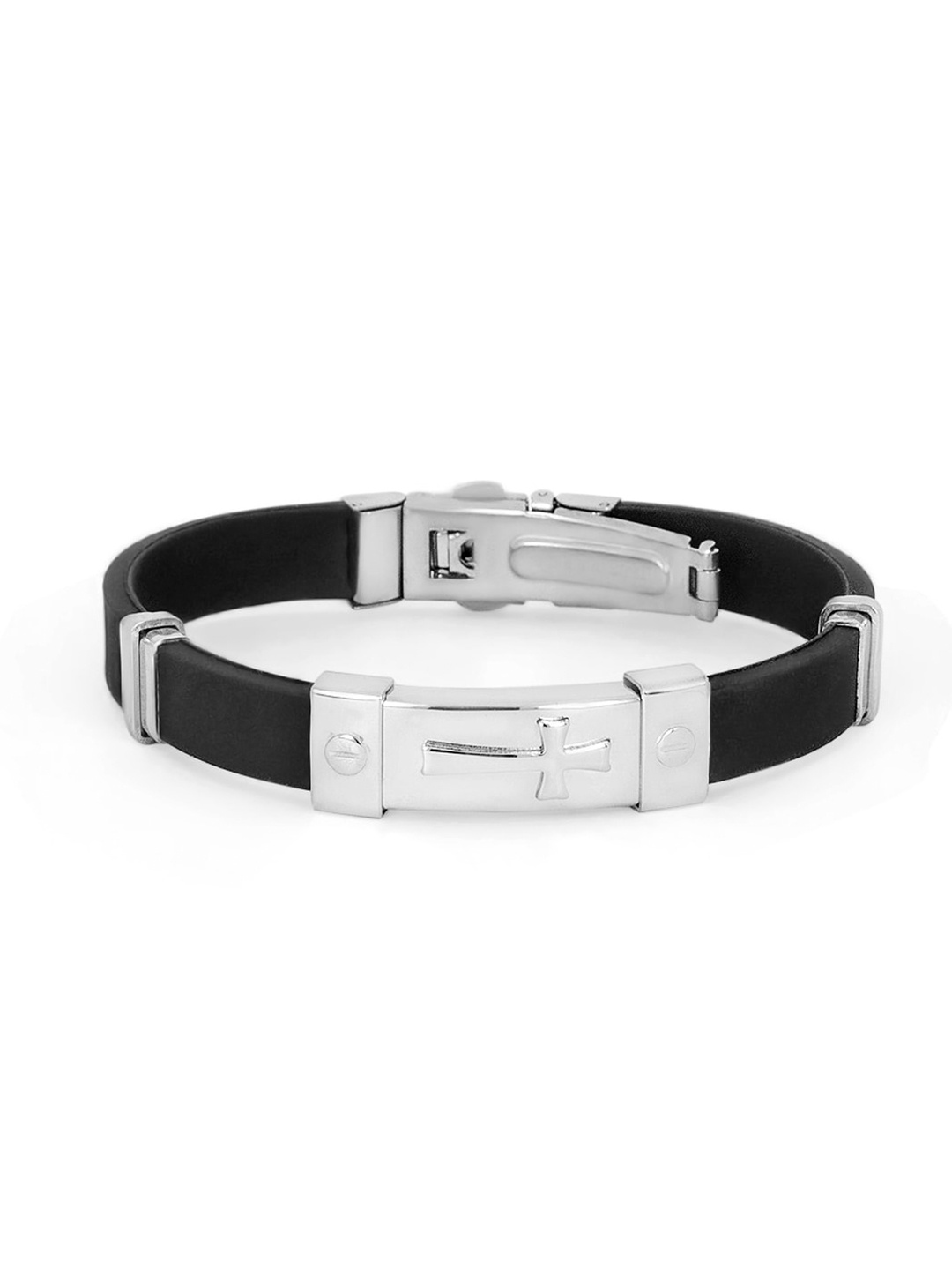 

OOMPH Men Wraparound Bracelet, Black