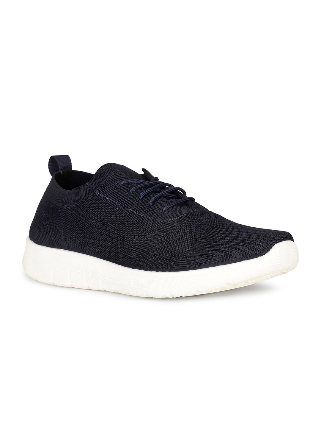 

Bata Men Textile Running Non-Marking Shoes, Navy blue