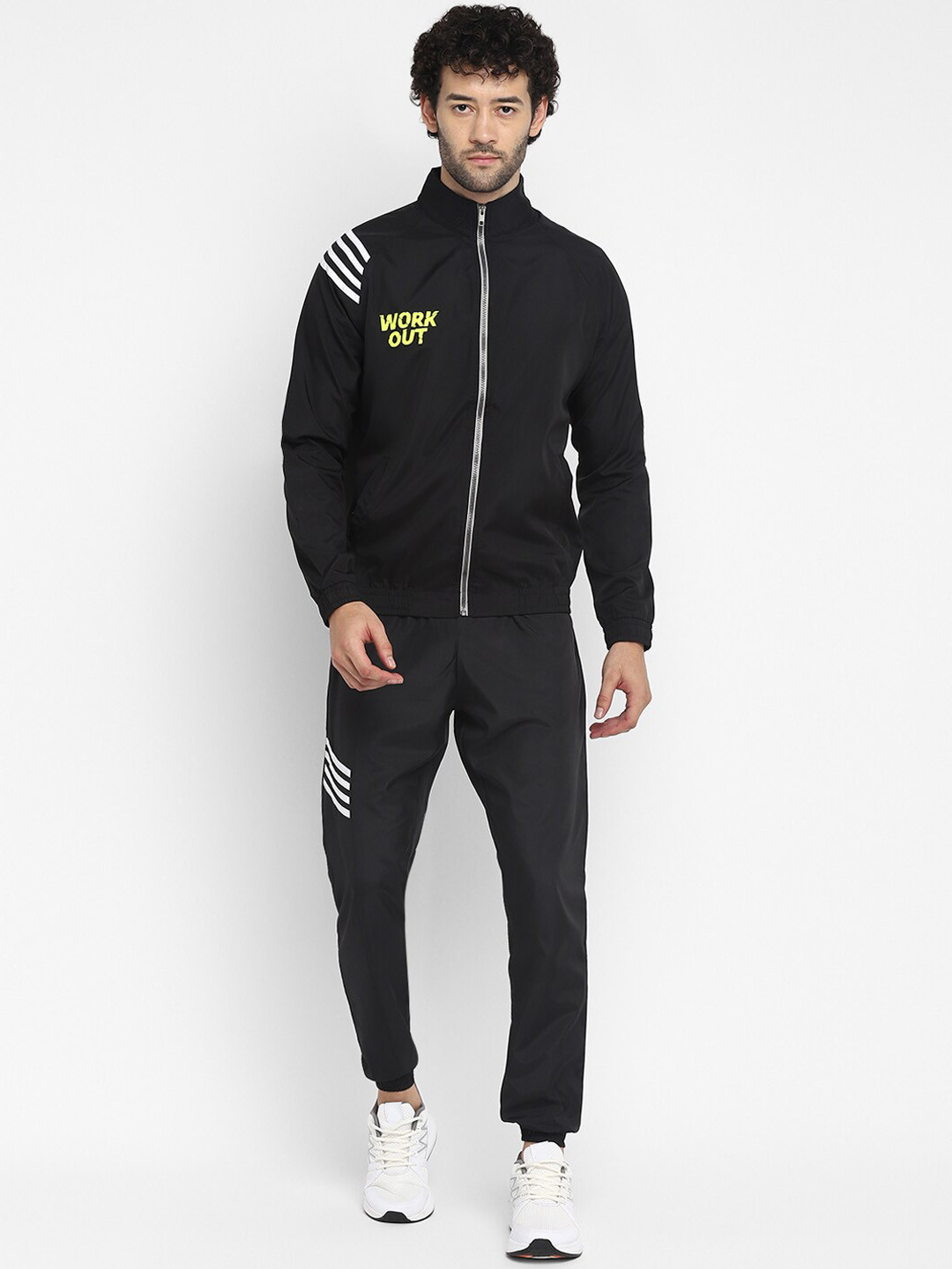

Yuuki Mock Collar Tracksuits, Black