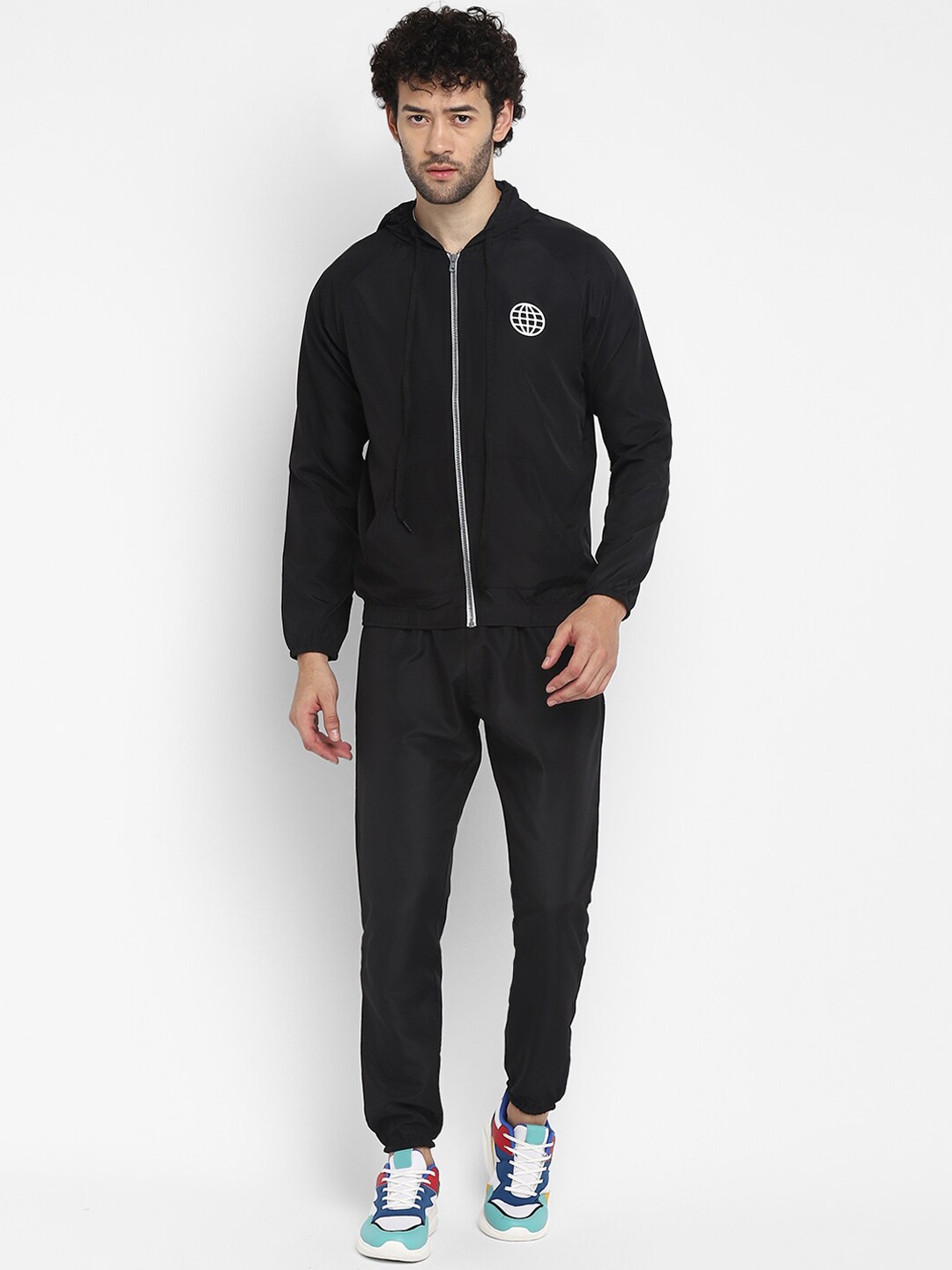 

Yuuki Hooded Mid-Rise Tracksuit, Black