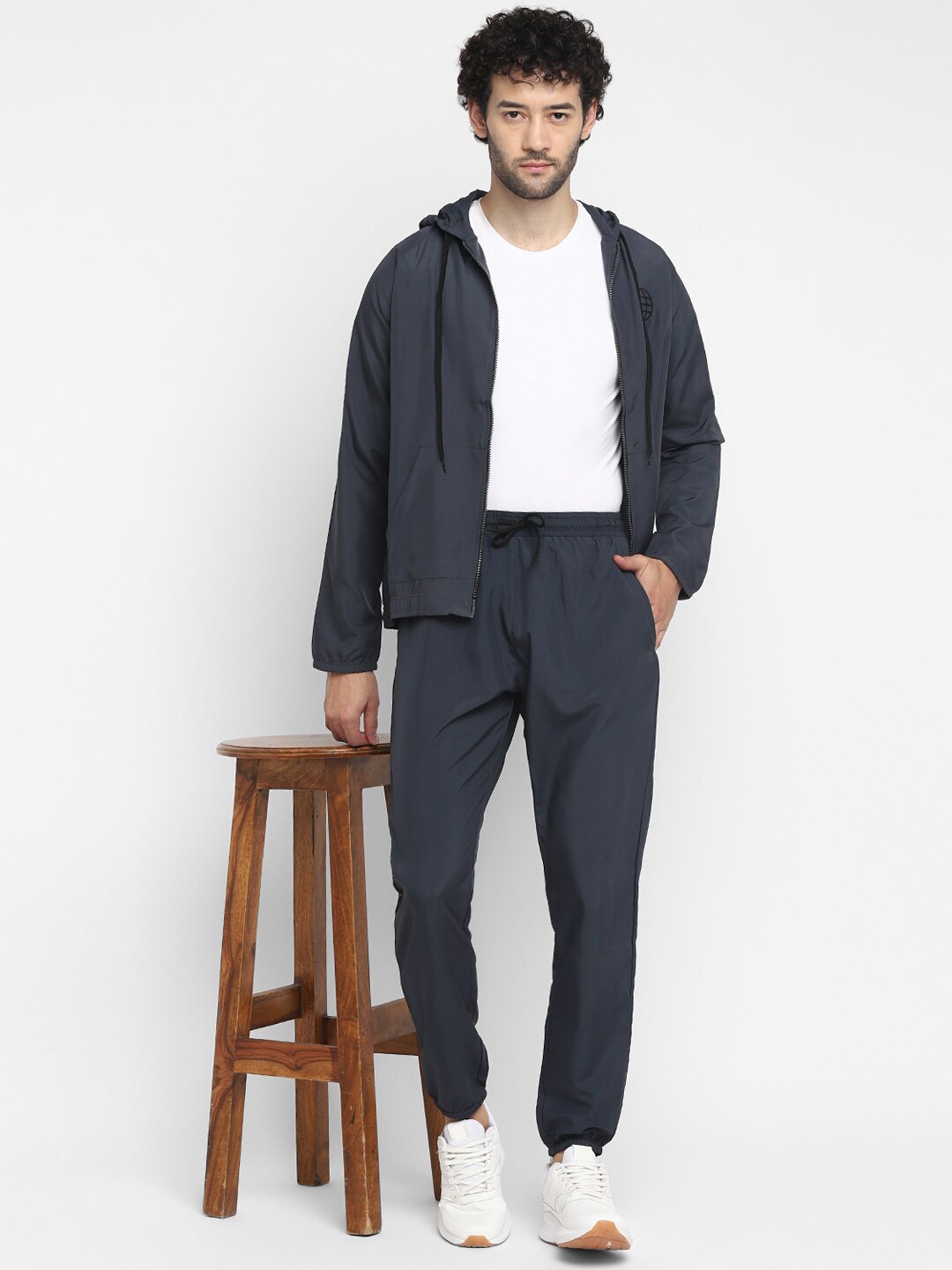 

Yuuki Hooded Mid-Rise Tracksuit, Grey