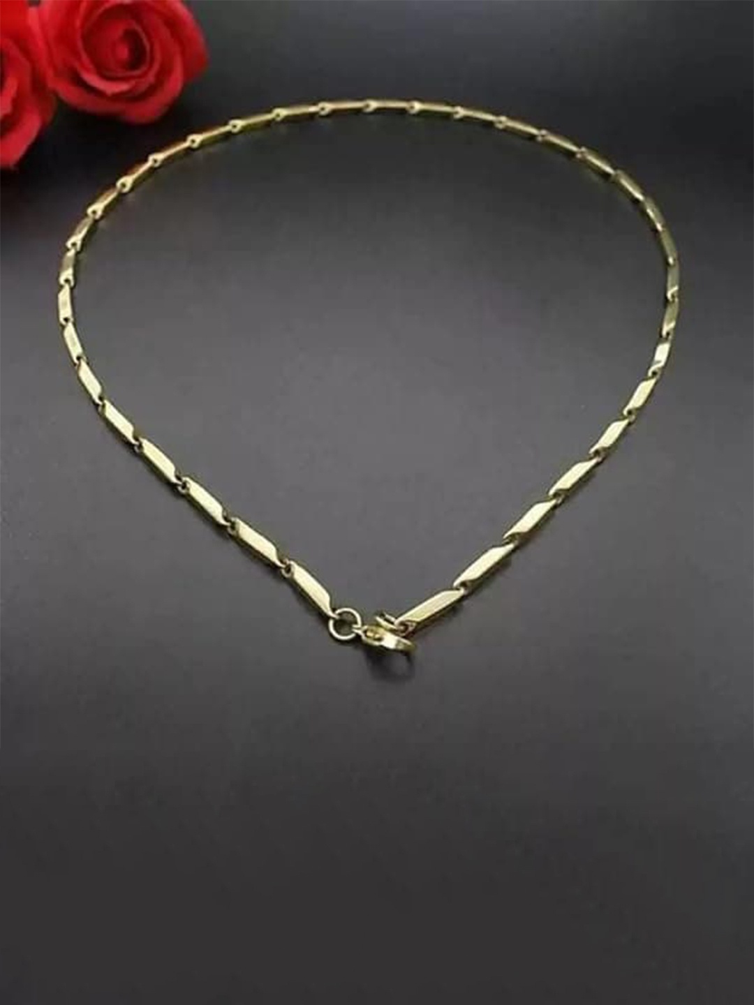 

KRYSTALZ Men Gold-Plated Link Chain