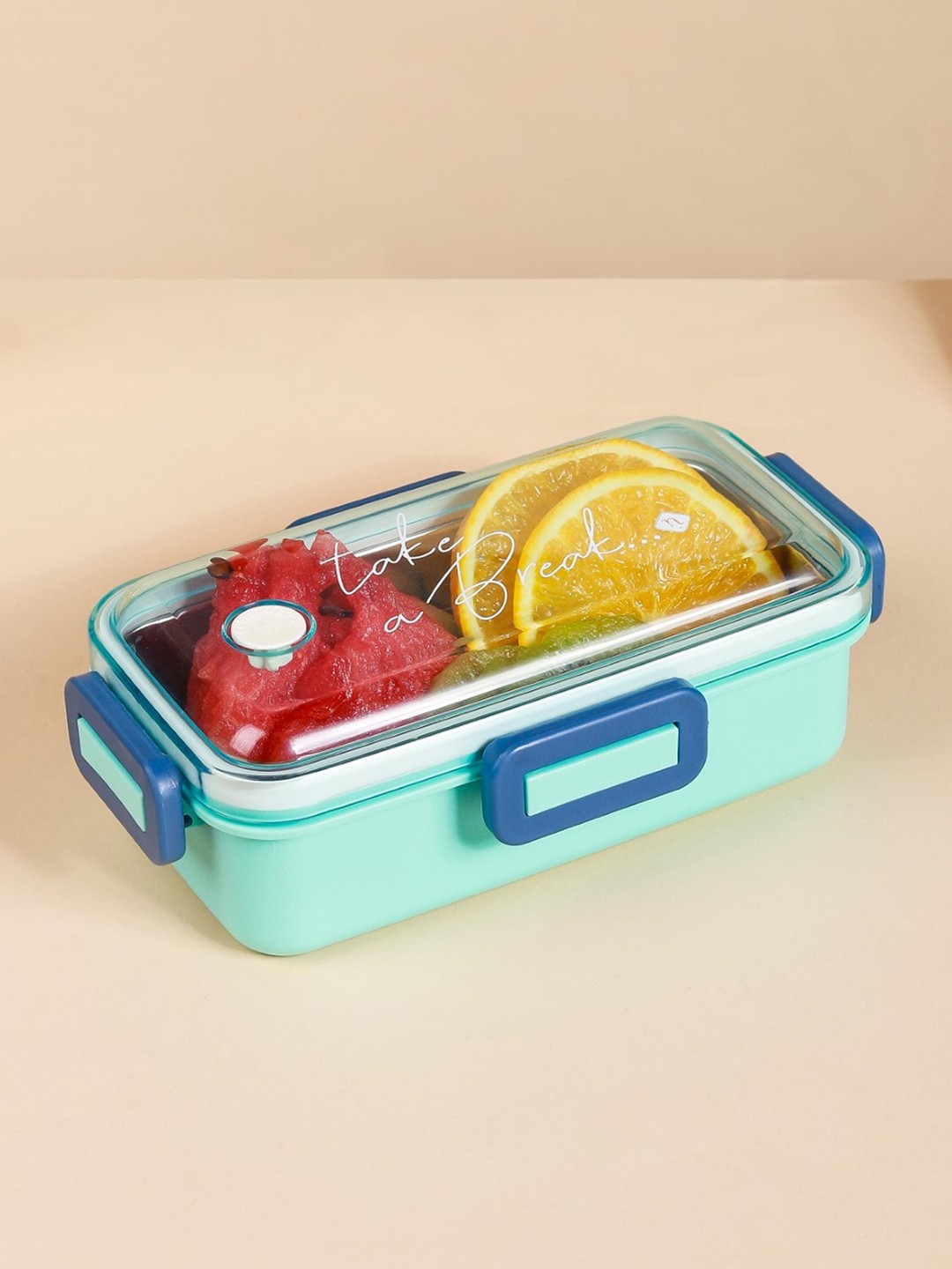 

Nestasia Sea Green Leak-Proof Stainless Steel Lunch Box 530 ML