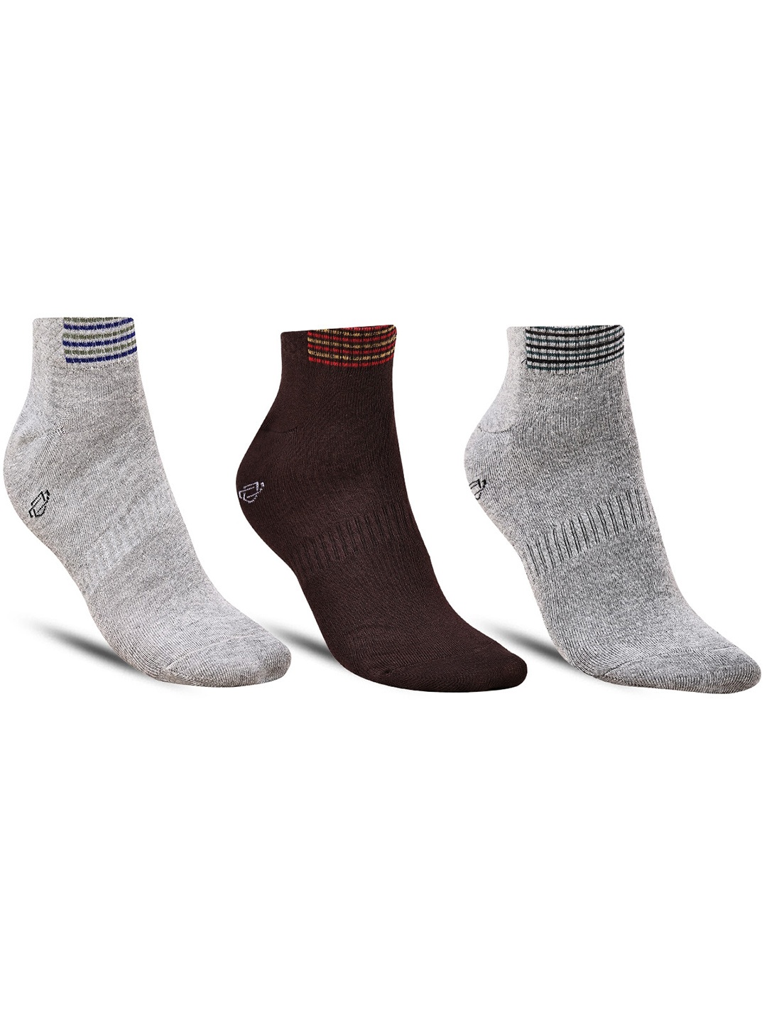 

Dollar Socks Men Pack Of 3 Ankle Length Socks, Cream