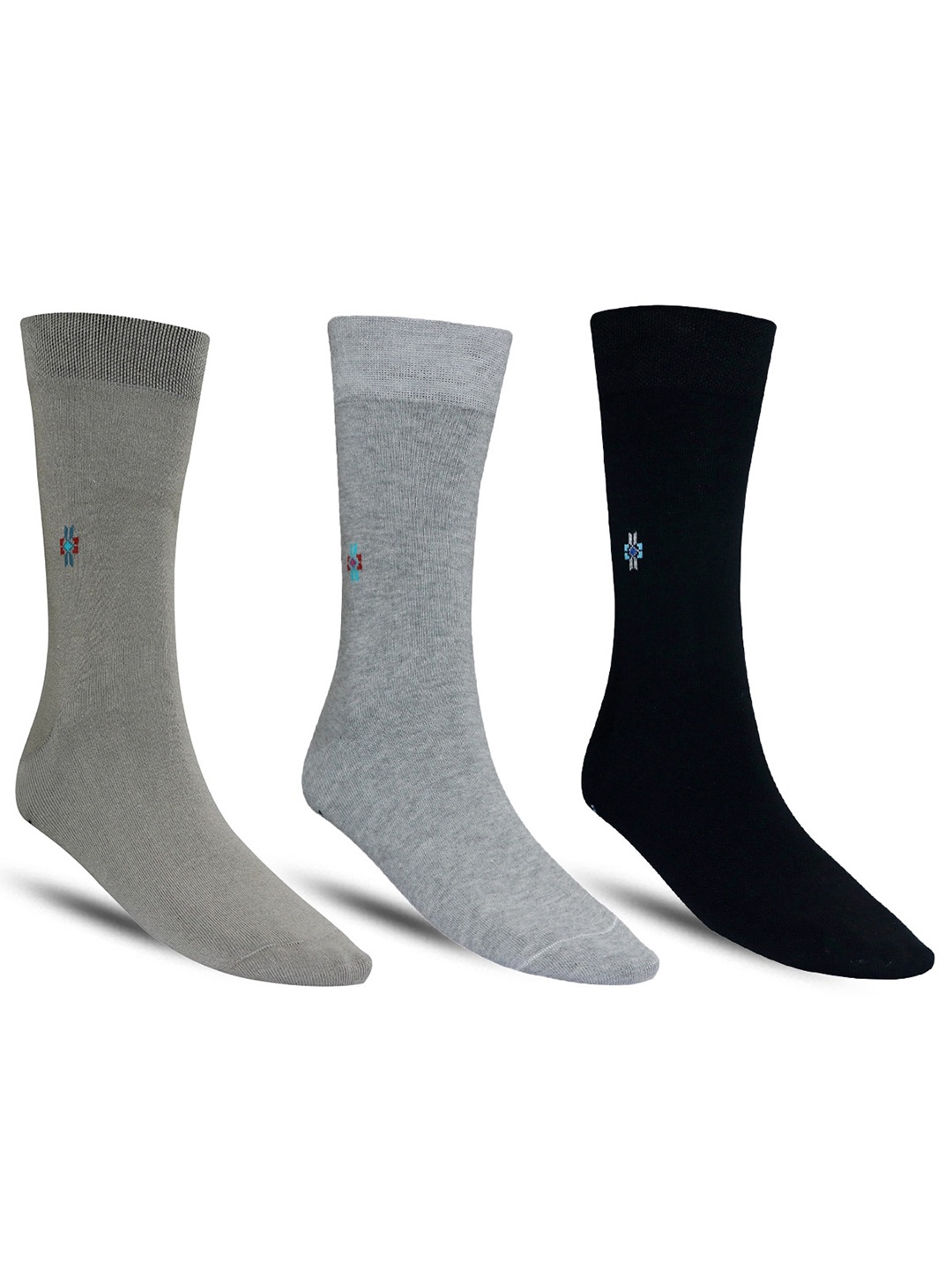 

Dollar Socks Men Pack Of 3 Calf Length Socks, Green