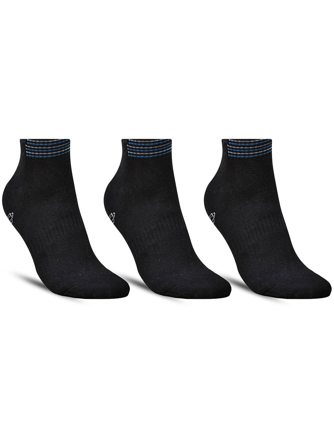 

Dollar Socks Men Pack Of 3 Ankle Length Socks, Black