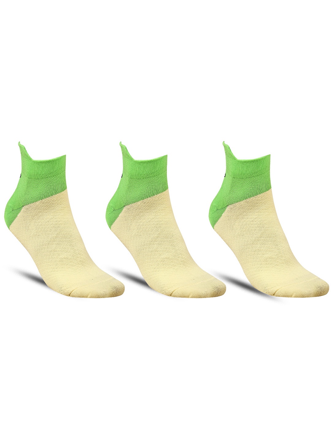 

Dollar Socks Men Pack Of 3 Patterned Ankle-Length Socks, Beige