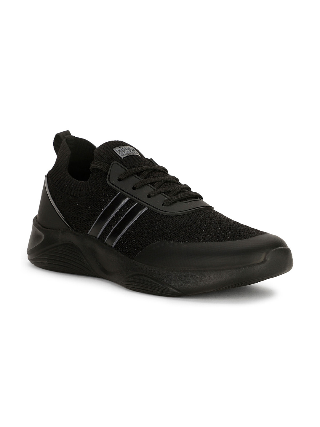 

North Star Men Textile Running Shoes, Black