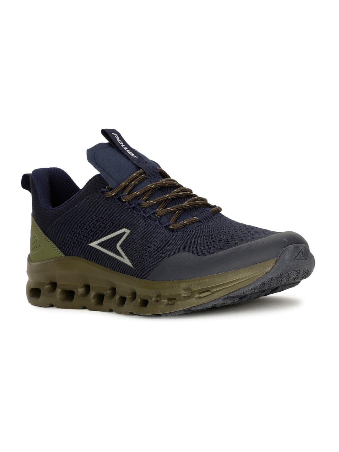 

Power Men Mesh Running Lace-Up Non-Marking Shoes, Blue
