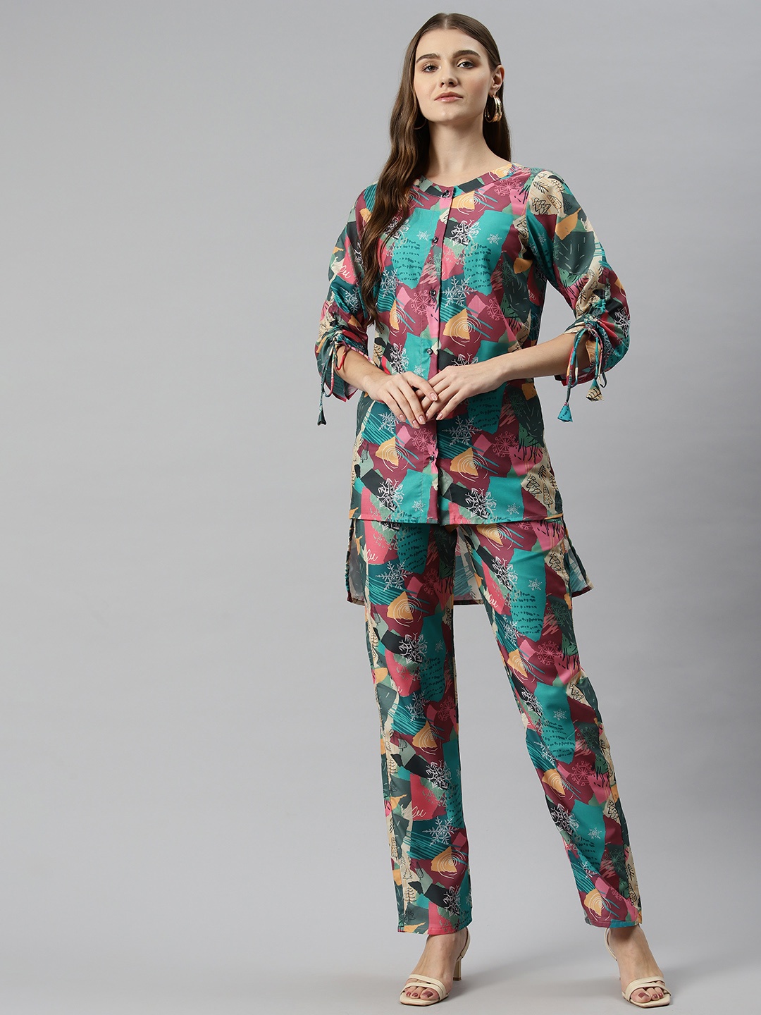 

Readiprint Fashions Printed Co-Ords, Teal