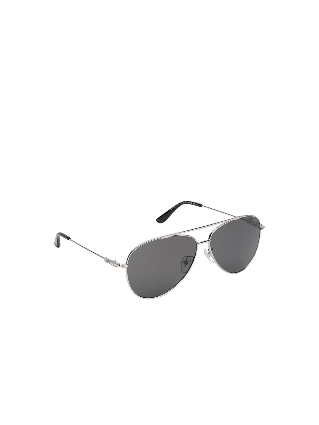 

BMW Men Aviator Sunglasses With Polarised Lens, Silver