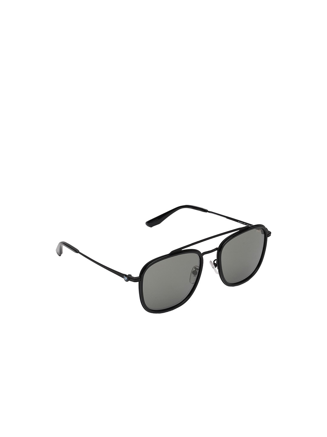 

BMW Unisex Aviator Sunglasses With UV Protected Lens-BW0015 02C, Grey